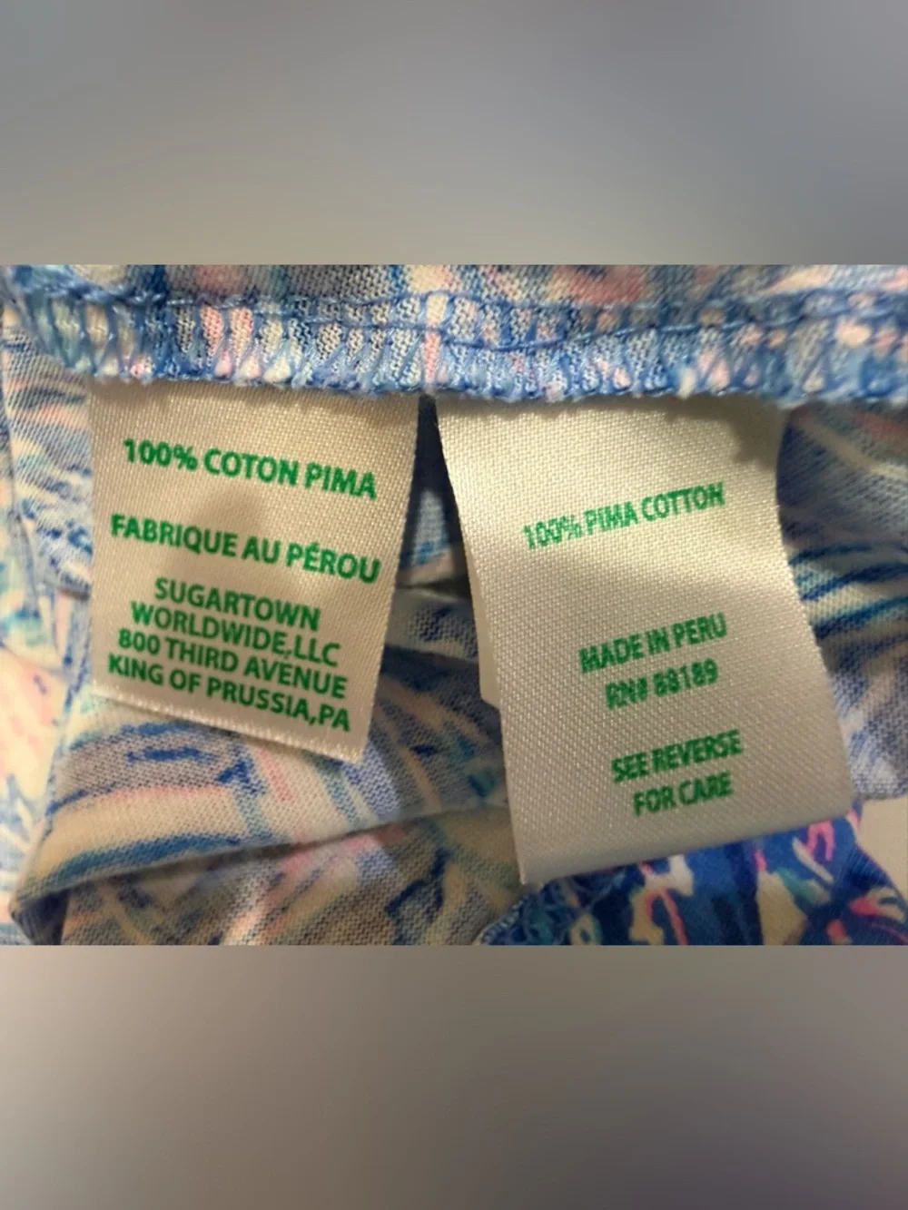 Lilly Pulitzer Cody It’s a Sailabration Pima Cotton T-Shirt Dress Small